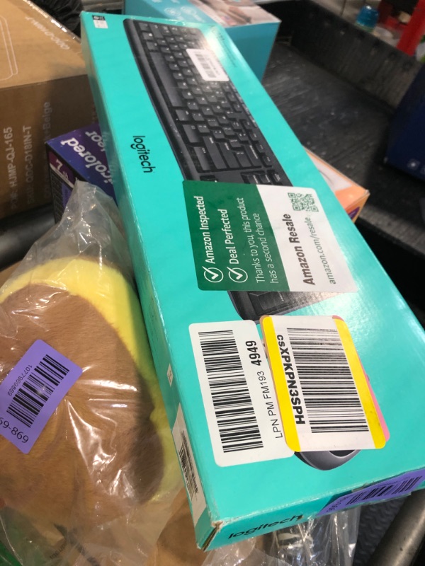 Photo 1 of ** MISSING MOUSE*** Logitech MK270 Wireless Keyboard and Mouse Combo - Black