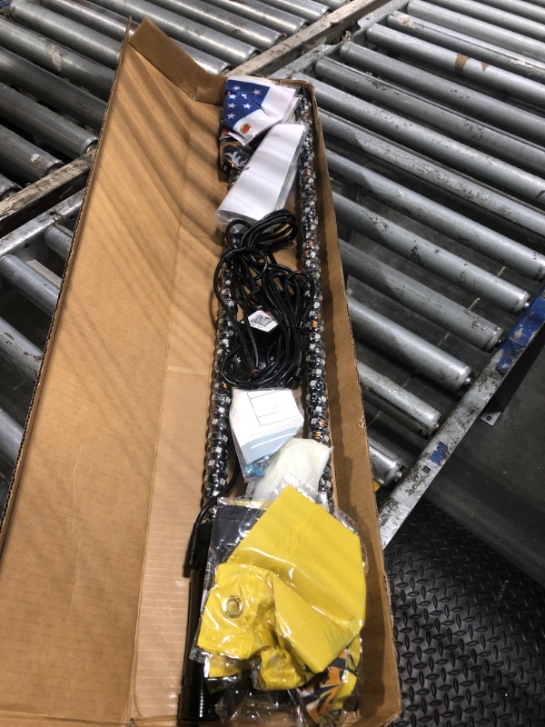 Photo 1 of ***DAMAGED PACKAGING*** Ehaho 2 Pack 3FT Whip Lights with Spring Base,LED Whip Light with App & Remote Control, Spiral RGB Chasing Lighted Whips with Rocker Switch, Music Whip Light for UTV ATV Polaris RZR Can-Am SXS Truck