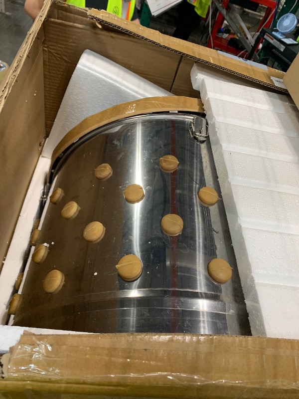 Photo 1 of ****CHECKED 7/19/25 - SOLD AS IS/ NO RETURNS - SALE FINAL - FOR PARTS ONLY****Chicken Plucker Machine, 20 inch Drum Stainless Steel Poultry Plucker, Defeathering Equipment with 108 Soft Fingers, Simple Debris Collection, for Farms, Restaurants, Home, Poul