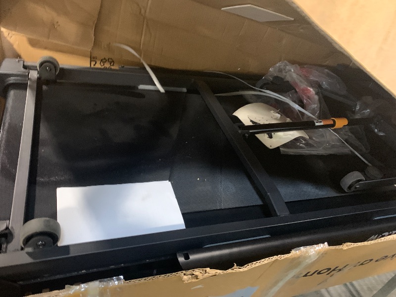 Photo 1 of ***UPDATED7/26*** TREAFLOW Treadmill with 0-25% Auto Incline, 3.5 HP Folding for Home Running, 10.0 MPH Max Speed, 300 lbs Weight Capacity, Bluetooth Speaker. (Black)