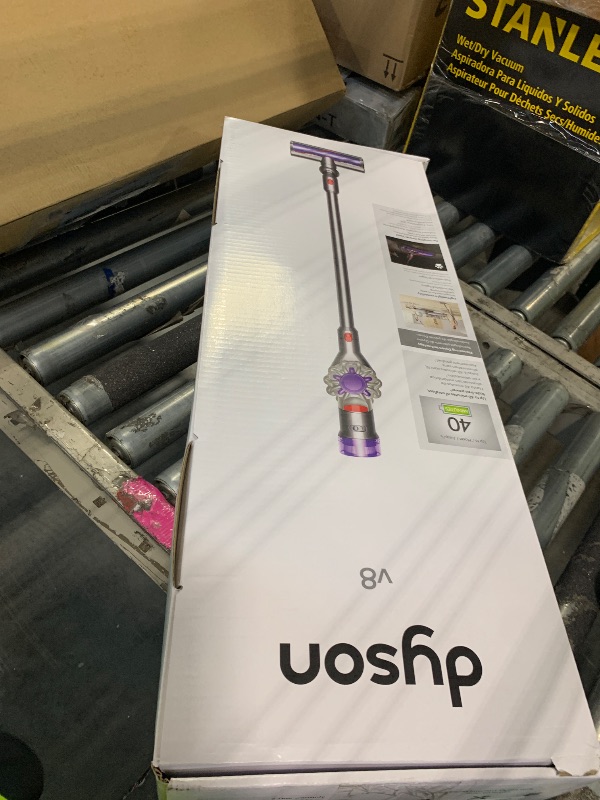 Photo 1 of **See Clerk Notes**Dyson V8 Plus Cordless Vacuum, Cleans Hard Floors and Carpets, Detangles, Converts to Handheld, 115AW, 2 Power Modes, Up to 40 Minutes¹