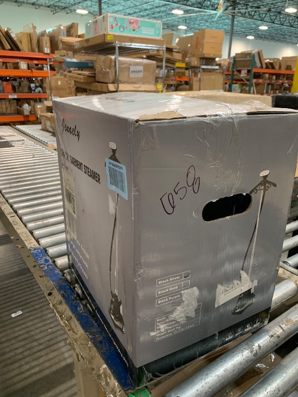 Photo 1 of ***BROKEN, SOLD FOR PARTS*** Steamer for Clothes, Jenaely 1500W Standing Garment Steamers, 35s Fast Heat-up, 80 Mins of Continuous Powerful Steam with 2.8L Water Tank, Pants Clip & Children's Clothing Hanger
