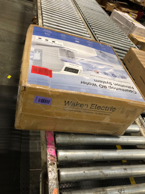 Photo 1 of ** NOT FUNCTIONAL ******07/31 SOLD FOR PARTS // FINAL SALE *** Waken Electric UV Countertop RO Water Filter, NSF/ANSI 58&61 Certified, 8 Stage Filter, TDS Monitor, 4:1 Drain, No Install, PFAS Free(Blue)