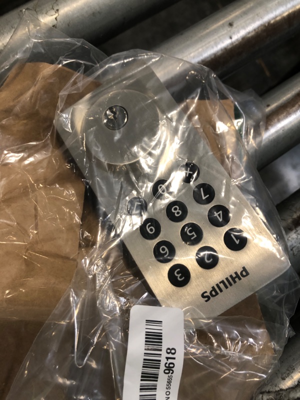 Photo 1 of ** ONLY THE KEYPAD***Philips WiFi Smart Keypad Deadbolt Lock, App Remote Control, No Hub Required, Support Alexa & Google Assistant, Keyless Entry Door Lock with Auto Lock, Digital Smart Locks for Front Door, Satin Nickel