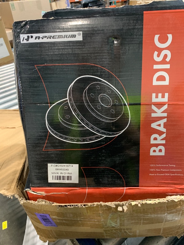 Photo 1 of ***SIMILAR ITEN=M****A-Premium 11.50 Inch (292.1mm) Rear Drilled and Slotted Disc Brake Rotors///HEAVY/HEAVY