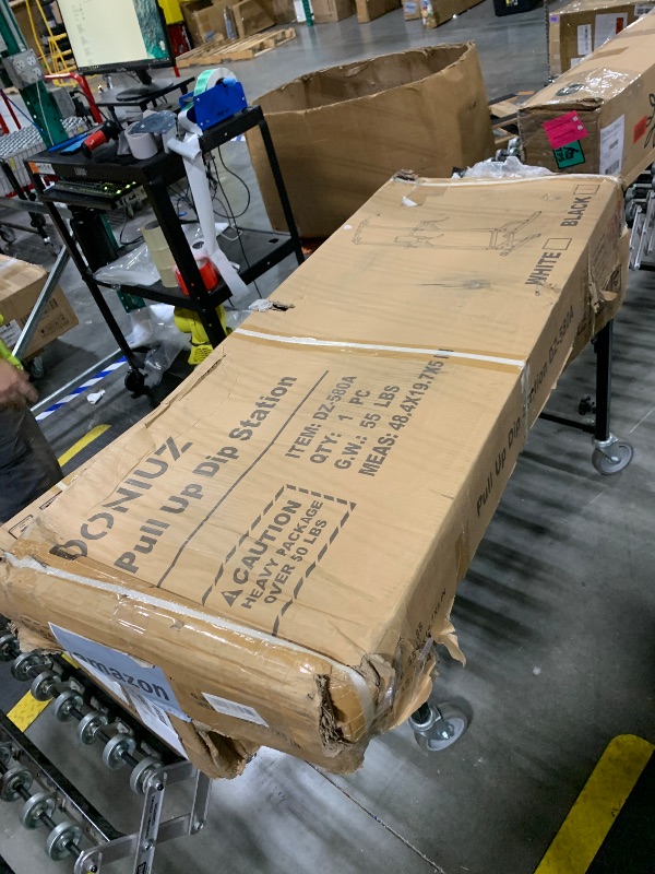Photo 1 of ***LOOSE HARDWARE IN BOX*** DONIUZ Power Tower Pull Up Bar and Dip Station, Multi-Function Home Gym, Strength Training Fitness Equipment, Height Adjustable(DZ-580A)