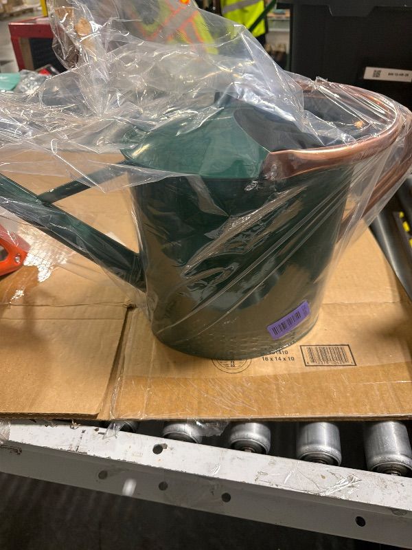 View 2 of [Copper spout cover is missing] Megawodar 2 Gallon Metal Watering Can