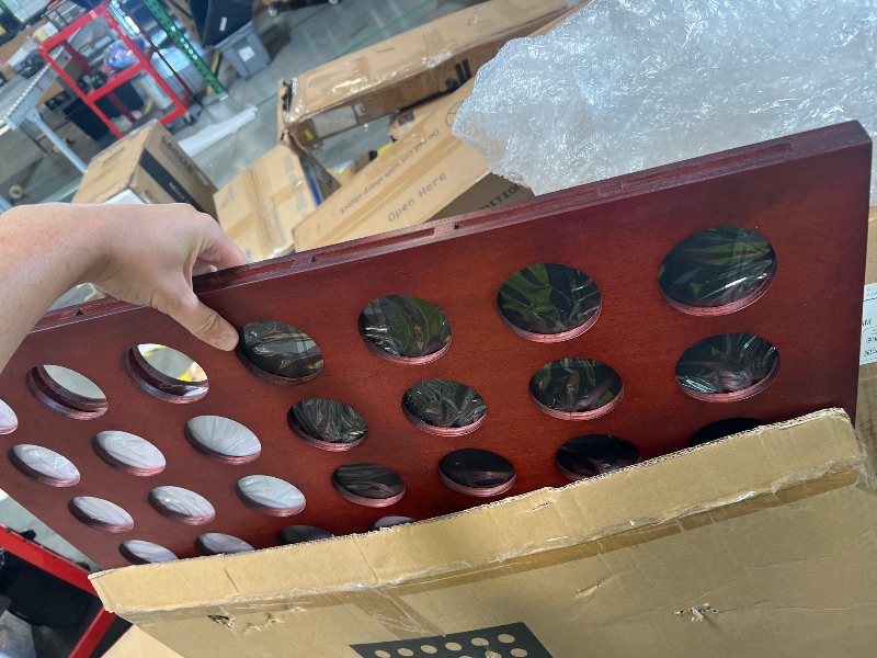 Photo 1 of ** missing hardware *** Swooc Giant Four in a Row Game (3ft x 2ft)