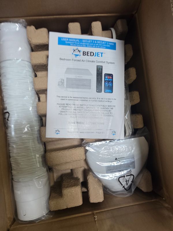 View 2 of [MISSING PARTS] BedJet Cooling & Heating Climate Fan for Beds