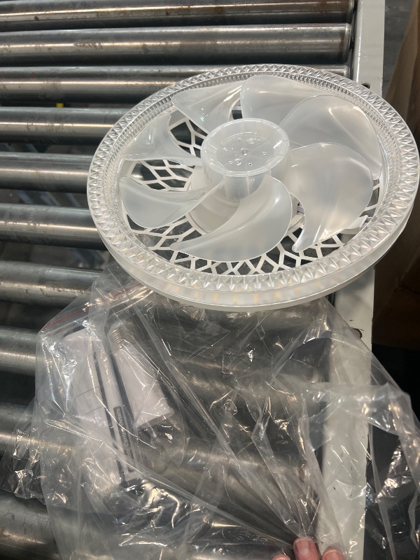 Photo 1 of *** MISSING PART**** Socket Ceiling Fan Light,Bulb Socket Fan with Remote,Dimmable E26 Base Ceiling Fans with Lights for Bedroom,Screw in Fan and Light Combo,Mini Small Ceiling Fan with Light,Recessed Light Fan Lamp