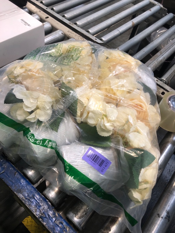 View 2 of ***SIMILAR ITEM*** Solsew Artificial Peonies Flower Bouquet with Galvanized Metal Pot (White)