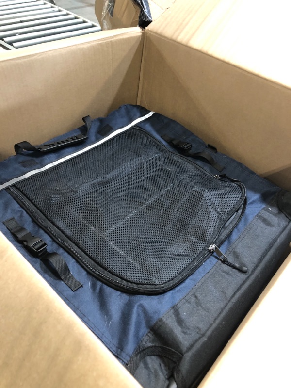 View 3 of [missing two wheels] PEGIC 30" Collapsible Rolling Dog Crate for Medium Dogs