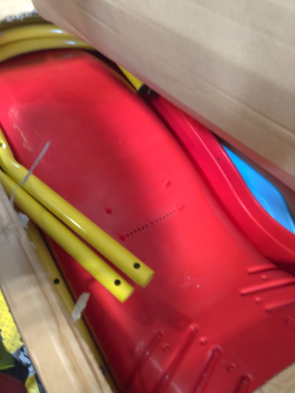 View 3 of [MISSING PARTS] Brobear Water Slide for Kids Backyard (Red and Blue)