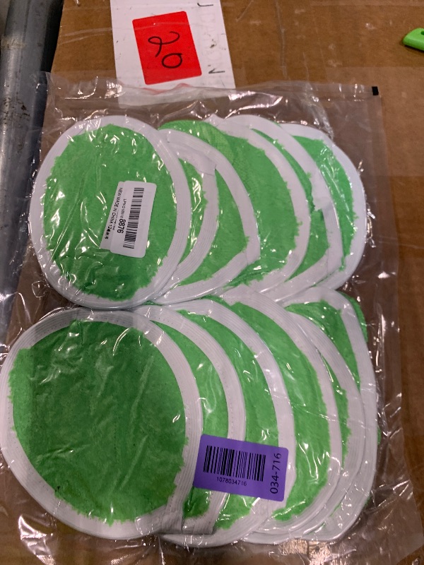 Photo 1 of 12-Pack Reusable Coral Fleece Mop Pads Washable Wet Mopping Cloths and Dry Sweeping Cloths for Swiffer Sweeper – Washable Wet & Dry Microfiber Pads for Surface/Hardwood Floor Cleaning, Tile & More.