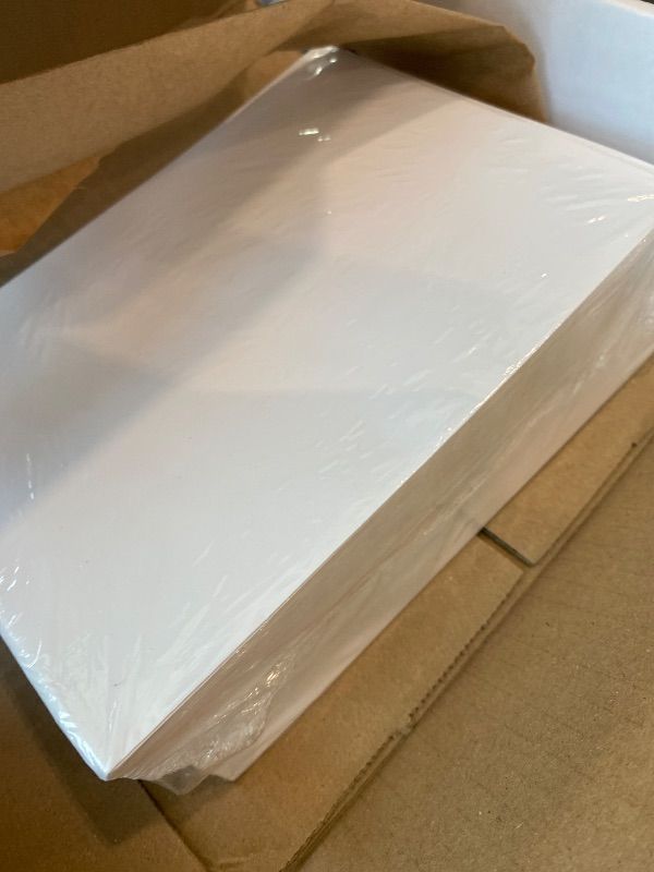 View 3 of [ONLY ENVELOPES] Hamilco White Cardstock Paper with Envelopes – 5" x 7", 80 lb Cover