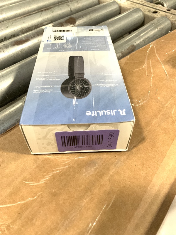 Photo 1 of ***MISSING CHARGER*** JISULIFE Portable Handheld Fan Life7: 3-in-1 Hand, Desk & Neck Fan-Black