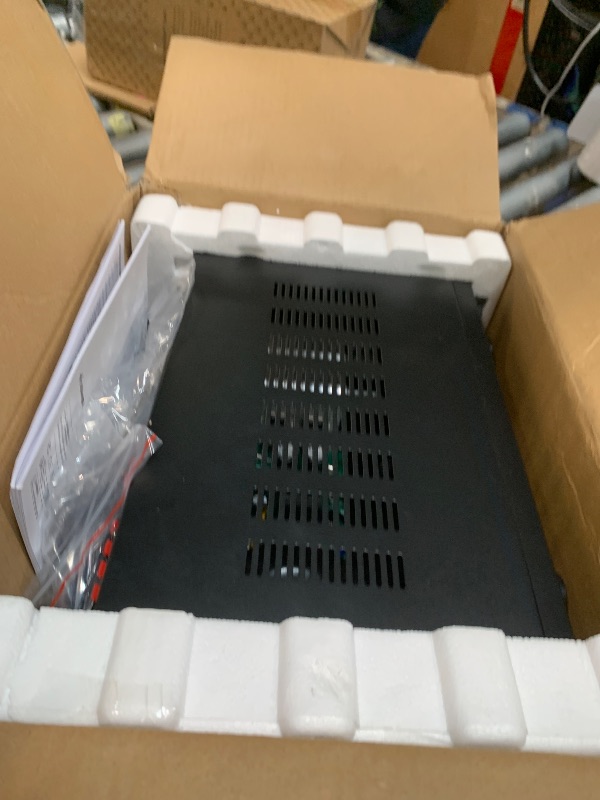 View 3 of Donner Stereo Receivers Home Audio Amplifier, Premium 1000W Peak Power 4 Channel Amplifier with Bluetooth 5.3, USB, FM, 2 Mic-in, Echo, RCA, Optical/Coaxial Input for Home, Karaoke, Theater Speakers