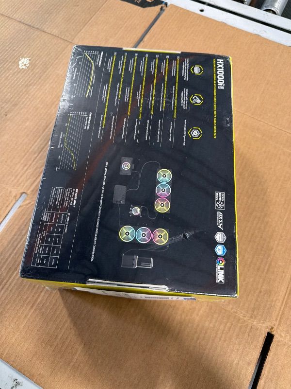 Photo 1 of ** NEVER OPEN NEW ***CORSAIR HX1000i Shift Fully Modular ATX Power Supply – Built-in iCUE Link System Hub, Native 12V-2x6 Cable, ATX 3.1 & PCIe 5.1, Side-Mounted Connectors, Cybenetics Platinum – Black***NEW ***SELAED FACTORY***