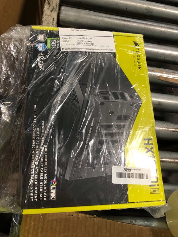 Photo 1 of ** NEVER OPEN NEW ***CORSAIR HX1000i Shift Fully Modular ATX Power Supply – Built-in iCUE Link System Hub, Native 12V-2x6 Cable, ATX 3.1 & PCIe 5.1, Side-Mounted Connectors, Cybenetics Platinum – Black***NEW ***SELAED FACTORY***