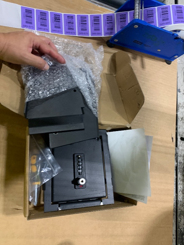 Photo 1 of [Missing Key] Center Console Safe Organizer Compatible with 2025 2026 Tesla Model Y Juniper & Model 3 Highland Armrest Lock Box Secure Vehicle Accessories with 4-digit Lock with Password Retrieval Key