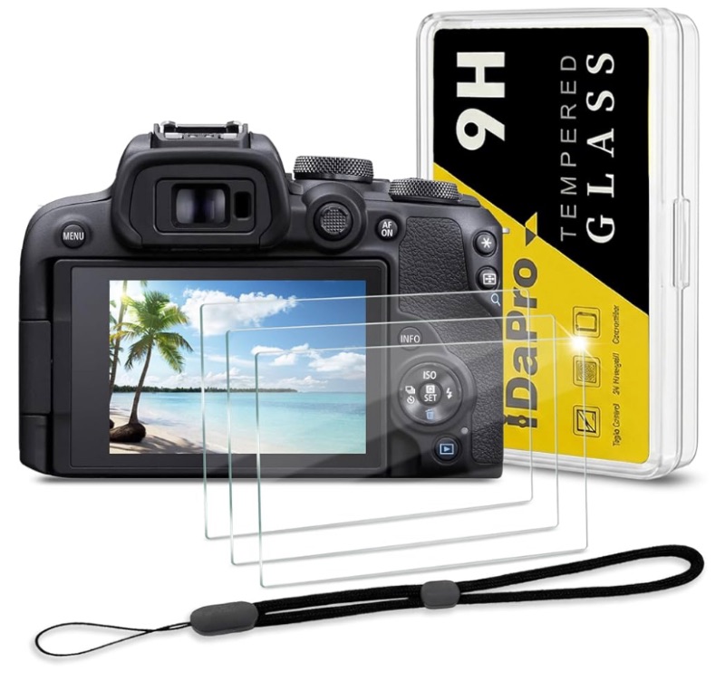 Photo 1 of ***SIMILAR IMAGEN*** Screen Protector for Canon EOS R50 V/R100/R10, 9H Tempered Glass
3-Pack + Hand Lanyard + ABS Box. 9H Hardness, Anti-Scratch, Anti-Bubble, HD Clarity, Anti-Fingerprint, Easy Install