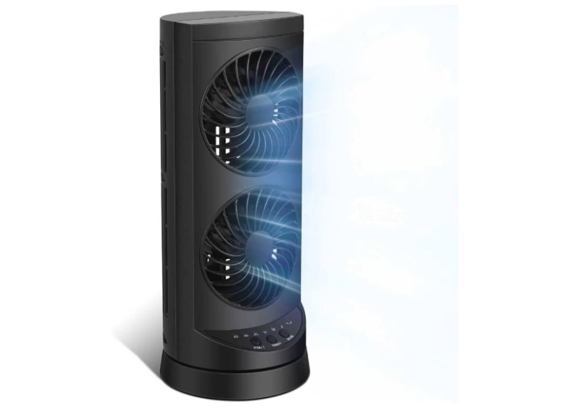 Photo 1 of ***SIMILAR IMAGEN*** Personal Tower Cooling Fans that Blow Cold Air,25dB Quiet Fan with 24ft/s | Standing Small Desk Fan with 3 Speeds & Timer, 60° & 110° Oscillating Table Fan, Electric Floor Fan for Bedroom, Home