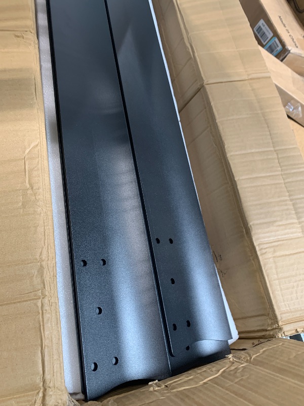 Photo 1 of [HVLS]96 Inch Industrial Ceiling Fan, Extra Large Commercial Big Assed Ceiling Fan, 8 Aluminum Blades, Reversible DC Motor, Remote Control with 6 Speeds, 3 Downrods, for Shop, Garage, Gym, Black