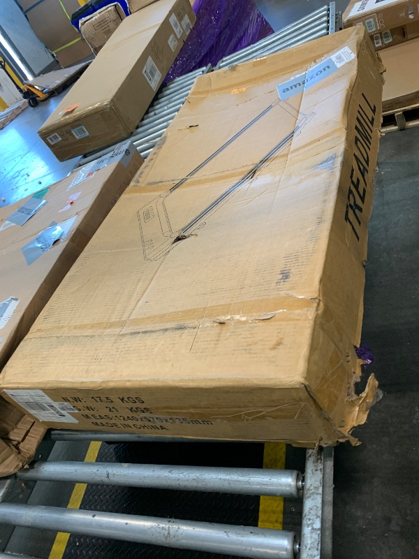 Photo 1 of [DAMAGED] Trisomy Walking Pad Treadmill with 15% Auto Incline