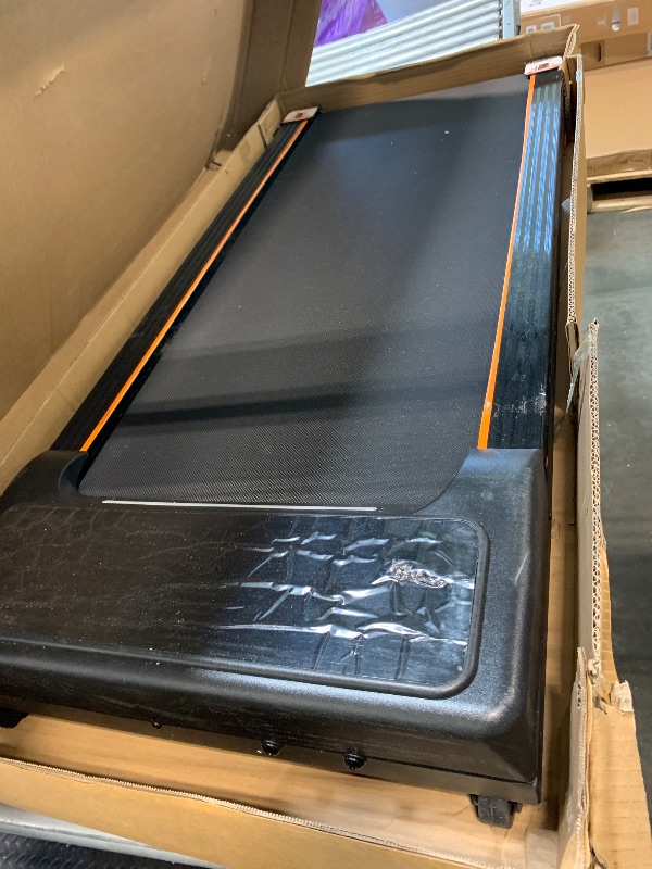 Photo 1 of [DAMAGED] Trisomy Walking Pad Treadmill with 15% Auto Incline