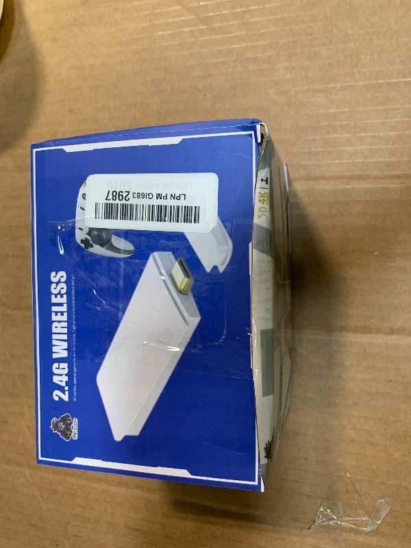 Photo 1 of **See Clerk Notes**Nikodocr Retro Gaming Console Enjoy a Classic Gaming Experience Plug & Play Retro Game Tv Console Stick HDMI 4K Dual 2.4G Wireless Controllers Emulators