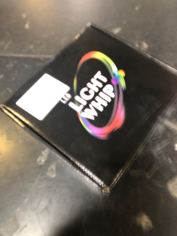 Photo 1 of CHINLY Rechargeable LED Whip Lights, Fiber Optic Whip for Dancing, with 40 Color Effect Mode, APP Control and 360°Swivel, Rave Light for Parties, Light Shows, Unique Gifts for Girlfriend,Girl,Wife