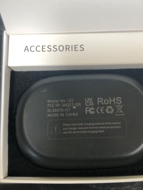 Photo 1 of Wireless Earbuds Bluetooth Headphones, 54H Playtime Full Stereo Over Ear Buds with ENC Noise Cancelling, LED Power Display, IPX7 Waterproof Sport Earphones wih Earhooks for Running/Workouts (Black)