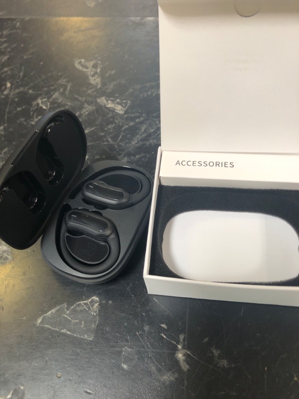 Photo 1 of Wireless Earbuds Bluetooth Headphones, 54H Playtime Full Stereo Over Ear Buds with ENC Noise Cancelling, LED Power Display, IPX7 Waterproof Sport Earphones wih Earhooks for Running/Workouts (Black)
