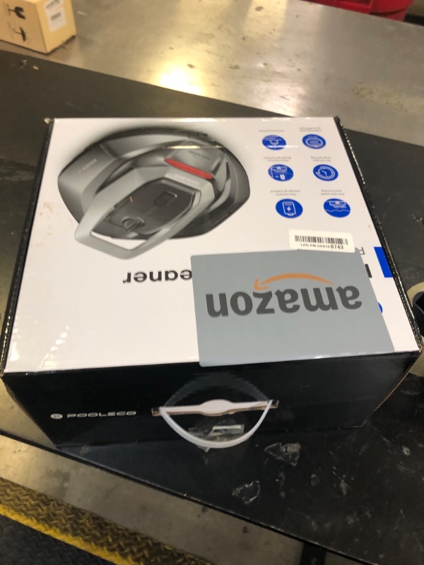 Photo 1 of Pooleco Robotic Pool Cleaner, Pool Vacuum for Above & In-Ground Pool, Dual-Motor Suction, 90Mins Runtime Automatic Self-Parking, 2.5h Fast Charging, Up to 850 Sq.ft, Pooleco S110