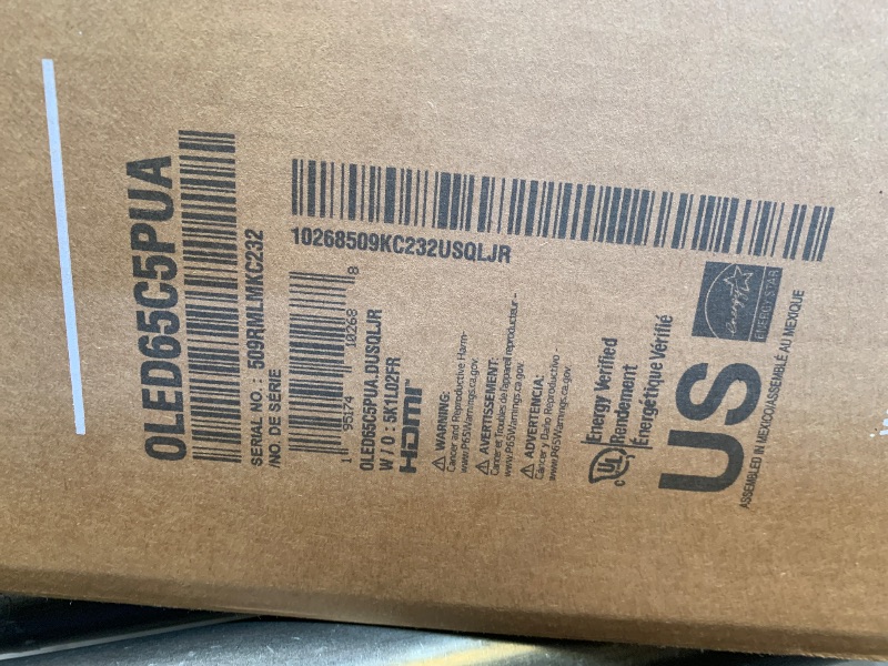 Photo 1 of LG 65-Inch Class OLED evo AI 4K C5 Series Smart TV w/Dolby Atmos, Dolby Vision, HDR10, AI Super Upscaling 4K, Filmmaker Mode, Wow Orchestra, Alexa Built-in (OLED65C5PUA, 2025)