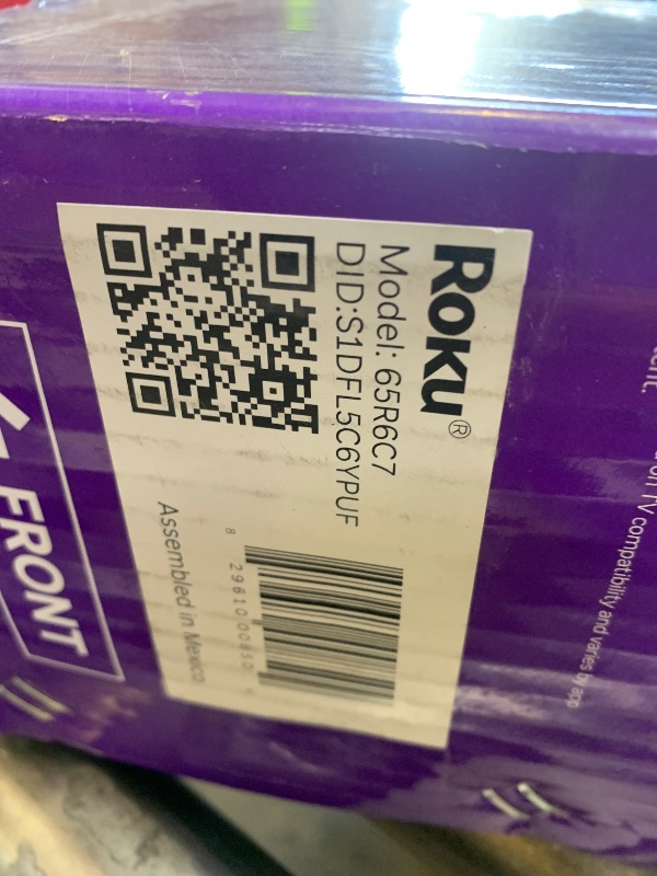Photo 1 of Roku 65-Inch Plus Series Smart TV - 4K QLED Mini-LED TV - RokuTV