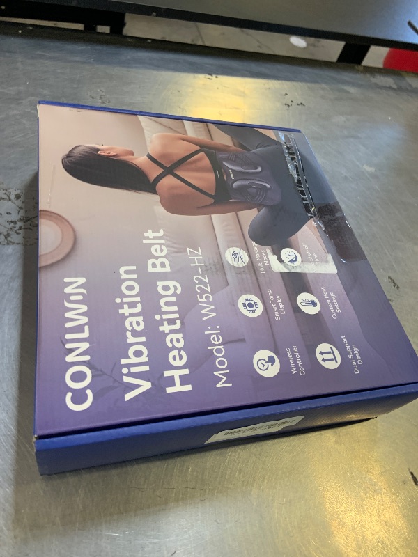 Photo 1 of CONLWIN 68" Cordless Heating Pad for Back Pain Relief, Lower Back Massager