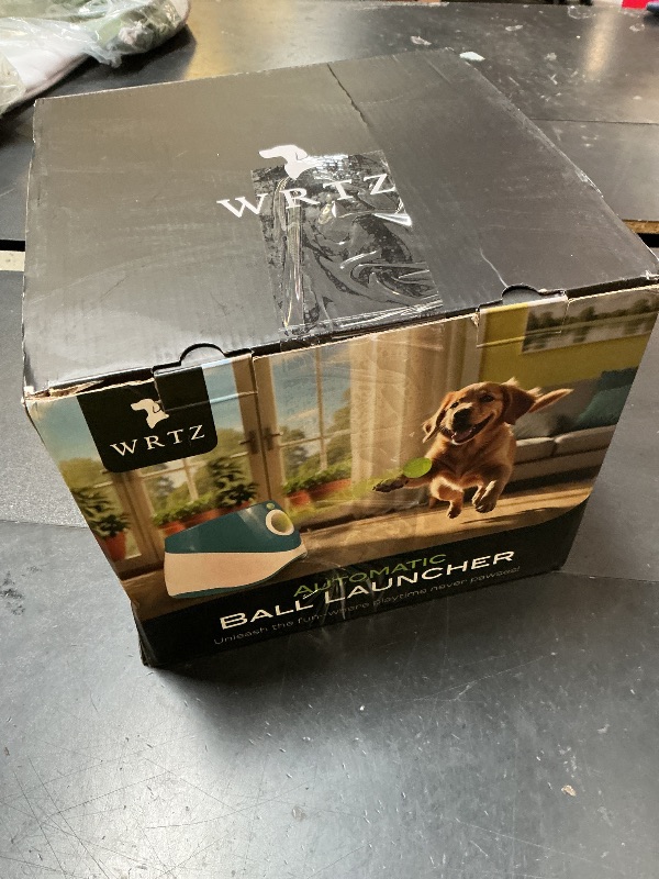 Photo 1 of WRTZ Automatic Dog Ball Launcher for Small Dogs – Dog Ball Thrower Fetch Machine - Indoor Outdoor Interactive Toy with 3 Mini Tennis Balls 2 Inch