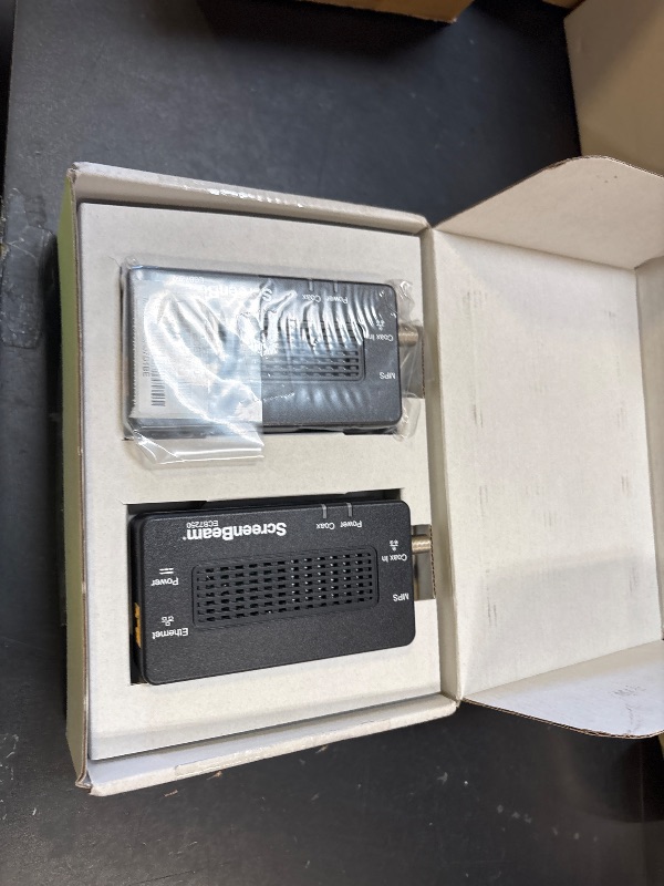 Photo 1 of ScreenBeam Bonded MoCA 2.5 Network Adapter for Highest Speed Internet, Ethernet Over Coax - Starter Kit (Model: ECB7250K02)