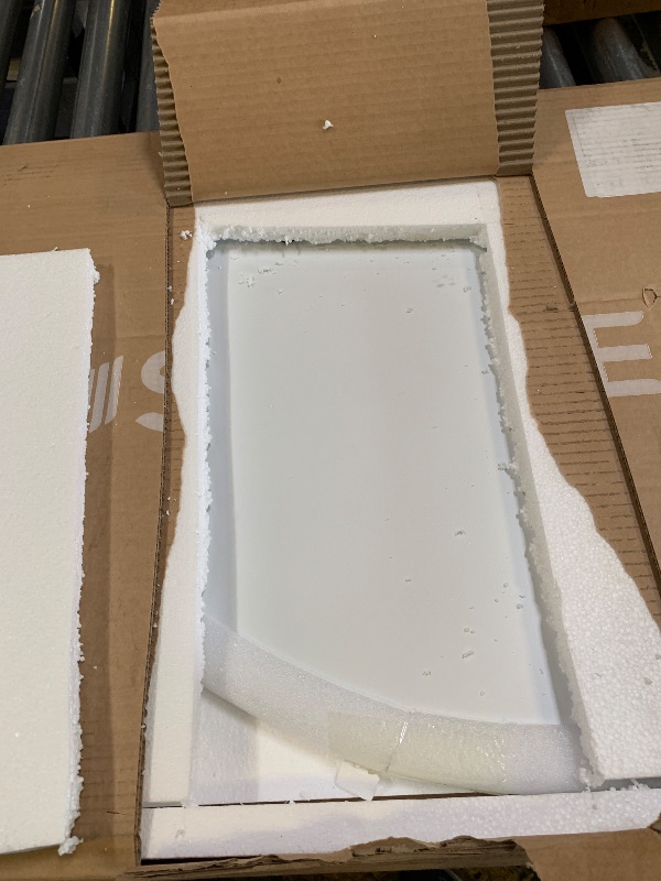 Photo 1 of USHOWER Bathroom Mirror for Over Sink, 20x28 Inch Oval Frameless Mirror