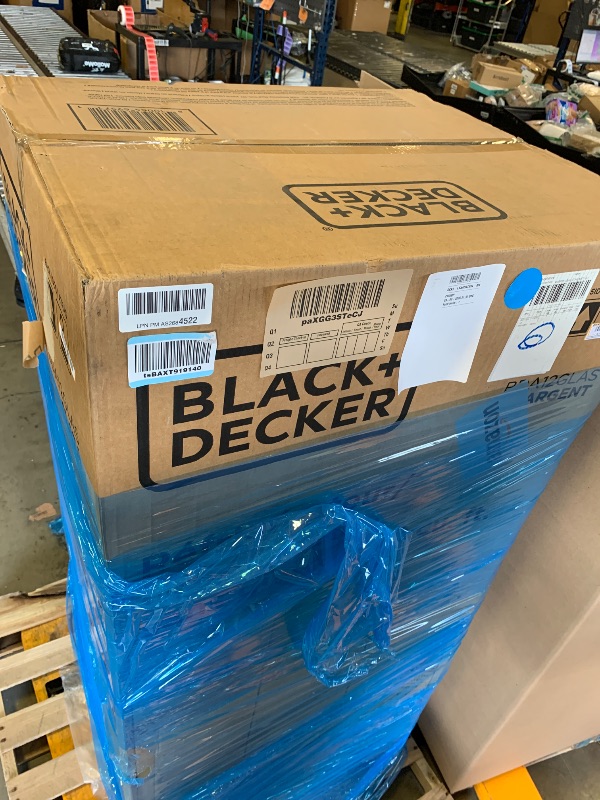 Photo 1 of BLACK+DECKER 12 Cu. Ft. Top Mount Refrigerator (factory sealed) 