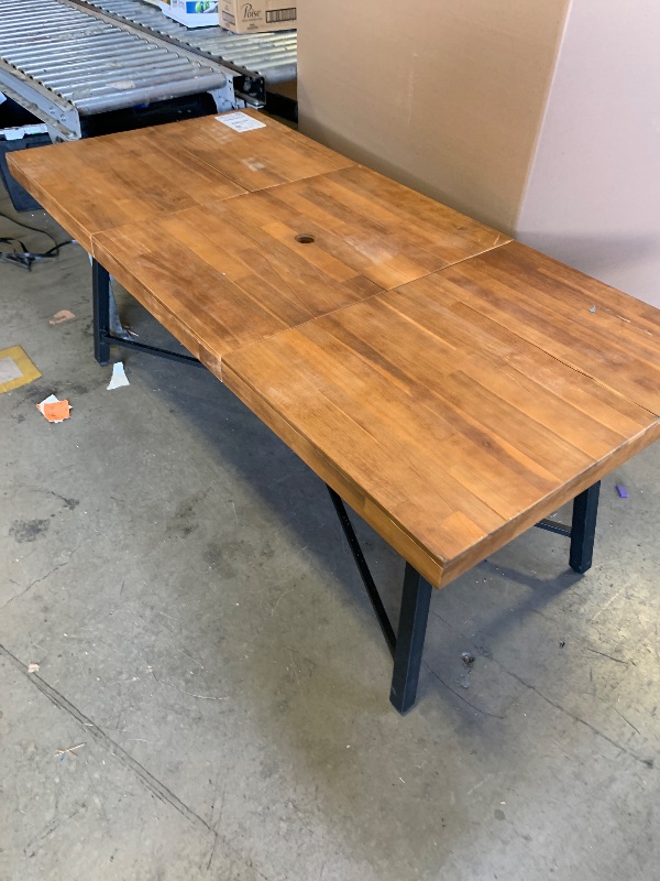 Photo 1 of wooden coffee table