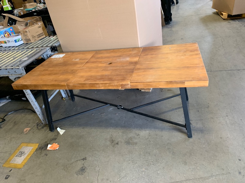Photo 1 of wooden coffee table