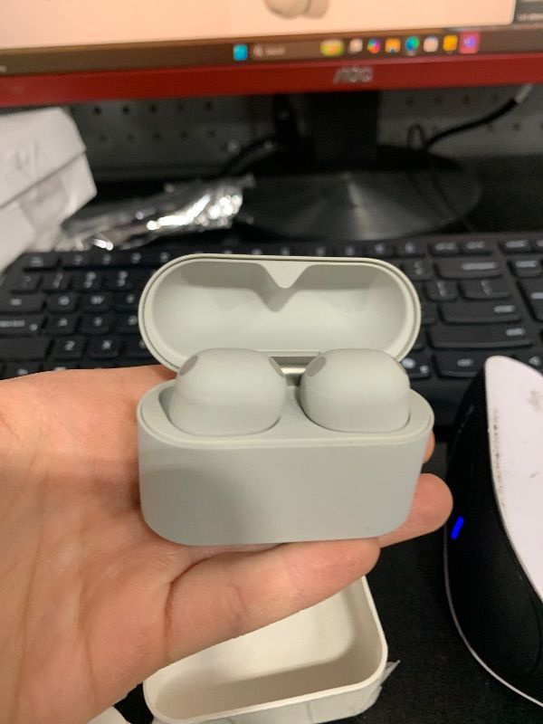Photo 1 of Sony WF-1000XM6 The Best Noise Cancelling Wireless Earbuds, Platinum Silver