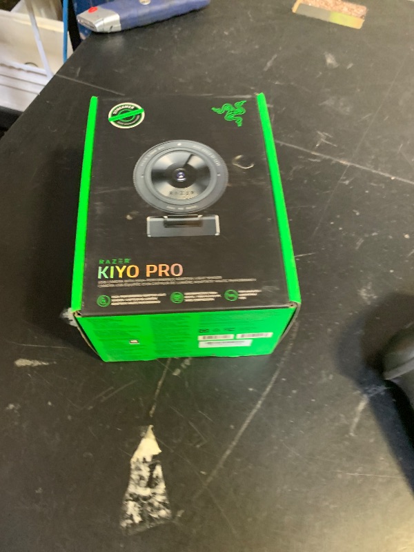 Photo 1 of Razer Kiyo Pro Webcam for Streaming, Gaming, Video Calls: Full HD 1080p 60FPS - Adaptive Light Sensor - HDR Enabled - Wide Angle Lens with Adjustable FOV - Works with OBS, Xsplit, Twitch, Zoom, Teams