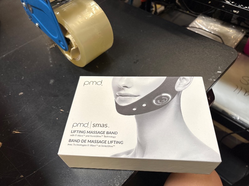 Photo 1 of PMD Beauty SMAS Lifting Massage Band - Premium Compression Band with Hands-Free Facial Toning and Contouring Technology