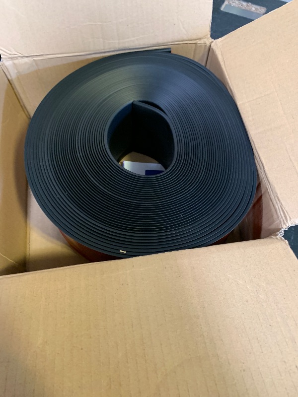Photo 1 of Vinyl Wall Base Baseboard Molding Trim 4" Flexible Self Adhesive Rubber Wall Base Moulding Trim Peel and Stick Design, 4 Inch x 60 Feet, Black