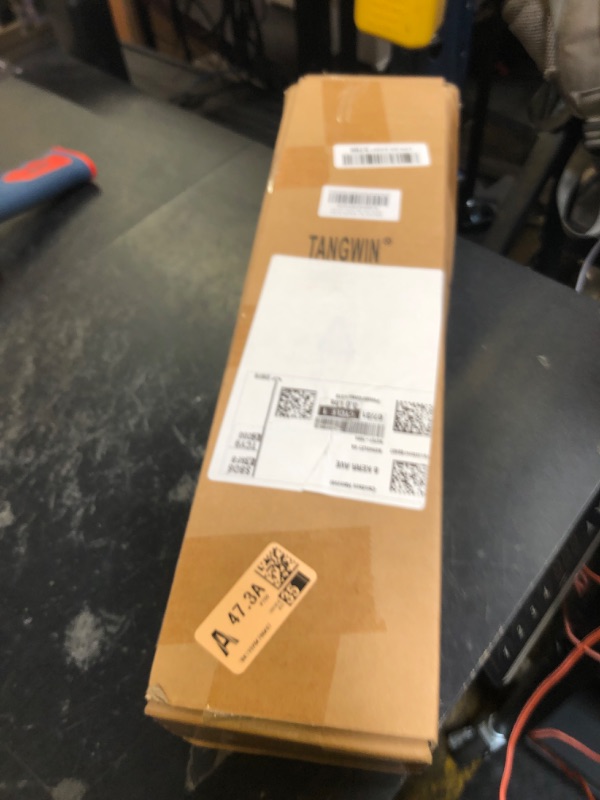 Photo 1 of TANGWIN Wrap Around Curtain Rod (Wood, 48-90")