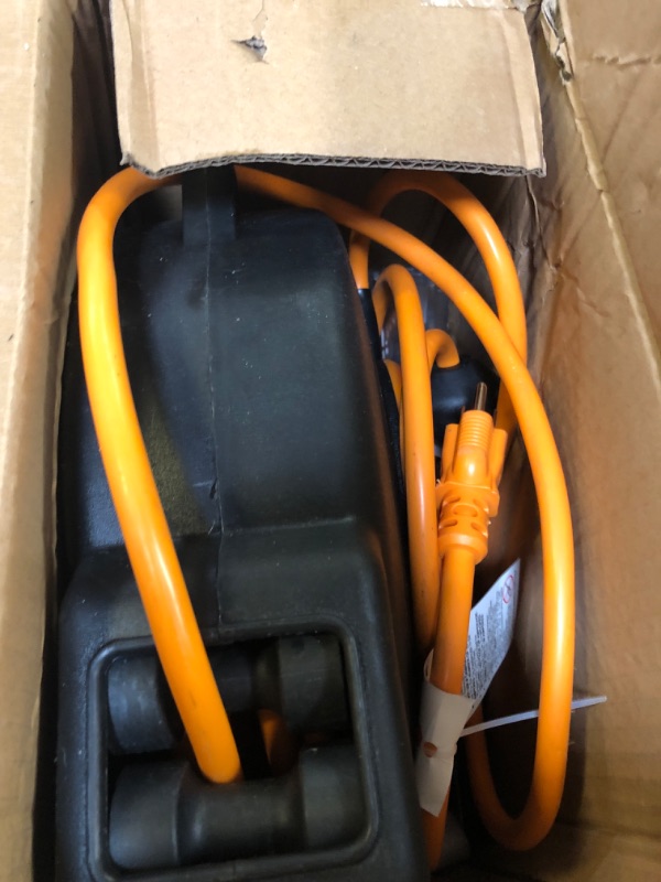 Photo 1 of VEVOR 45FT Retractable Extension Cord Reel, Heavy Duty 12AWG SJTOW