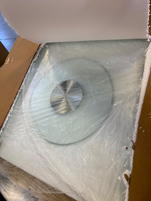 Photo 1 of Fansile 34.6" Tempered Glass Lazy Susan